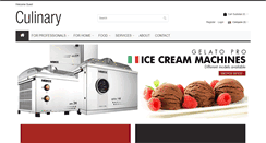 Desktop Screenshot of culinary.co.za